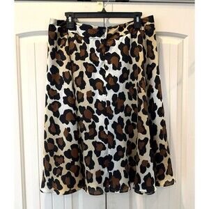 Women’s Jones New York / Wear Petite Leopard Shirt Size 14 P